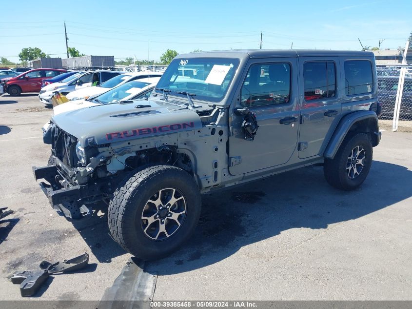 2019 Jeep Wrangler Unlimited Rubicon 4X4 VIN: 1C4HJXFG1KW581733 Lot: 39385458