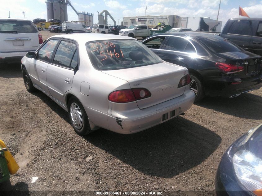 2001 Toyota Corolla S VIN: 2T1BR12E31C468356 Lot: 39385461