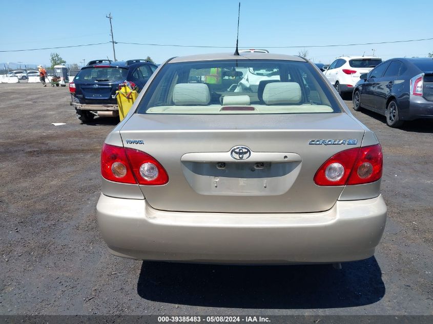 2006 Toyota Corolla Le VIN: 1NXBR32E16Z734409 Lot: 39385483