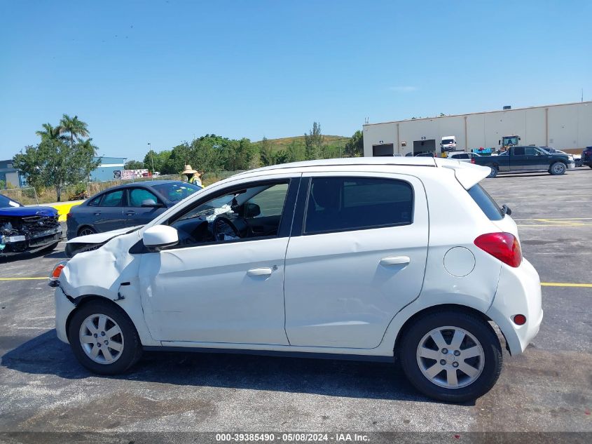 2015 Mitsubishi Mirage Rf VIN: ML32A4HJ3FH060393 Lot: 39385490