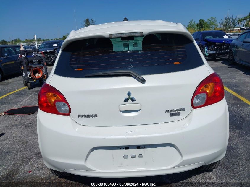 2015 Mitsubishi Mirage Rf VIN: ML32A4HJ3FH060393 Lot: 39385490