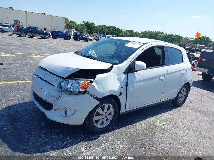 2015 Mitsubishi Mirage Rf VIN: ML32A4HJ3FH060393 Lot: 39385490