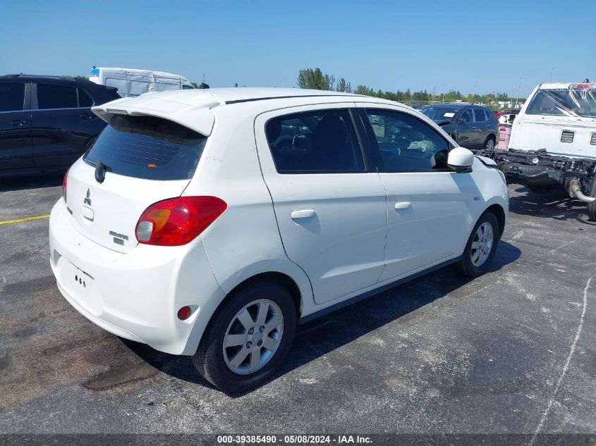 2015 Mitsubishi Mirage Rf VIN: ML32A4HJ3FH060393 Lot: 39385490