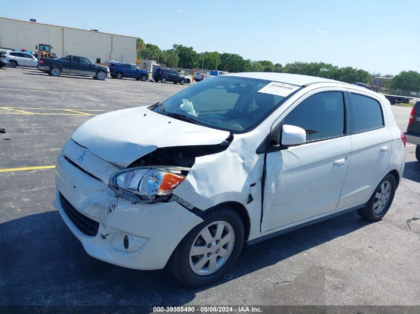 2015 Mitsubishi Mirage Rf VIN: ML32A4HJ3FH060393 Lot: 39385490