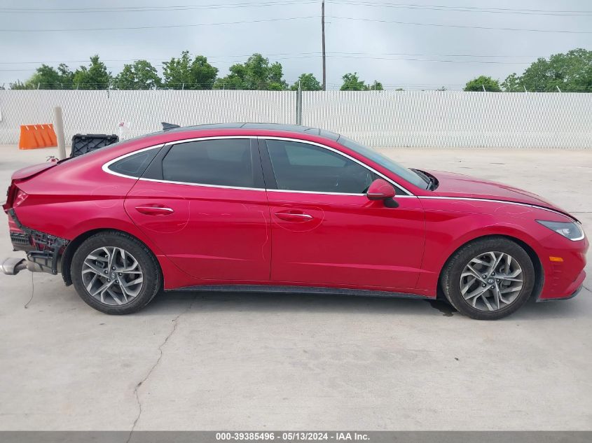 2020 Hyundai Sonata Sel VIN: 5NPEF4JA0LH058975 Lot: 39385496