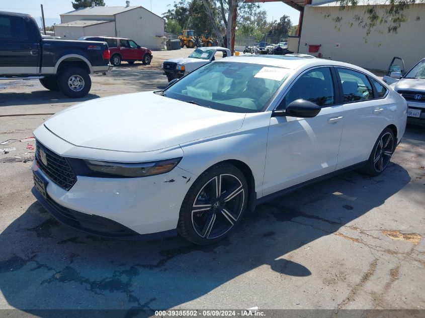 2023 Honda Accord Hybrid Sport VIN: 1HGCY2F58PA058853 Lot: 39385502