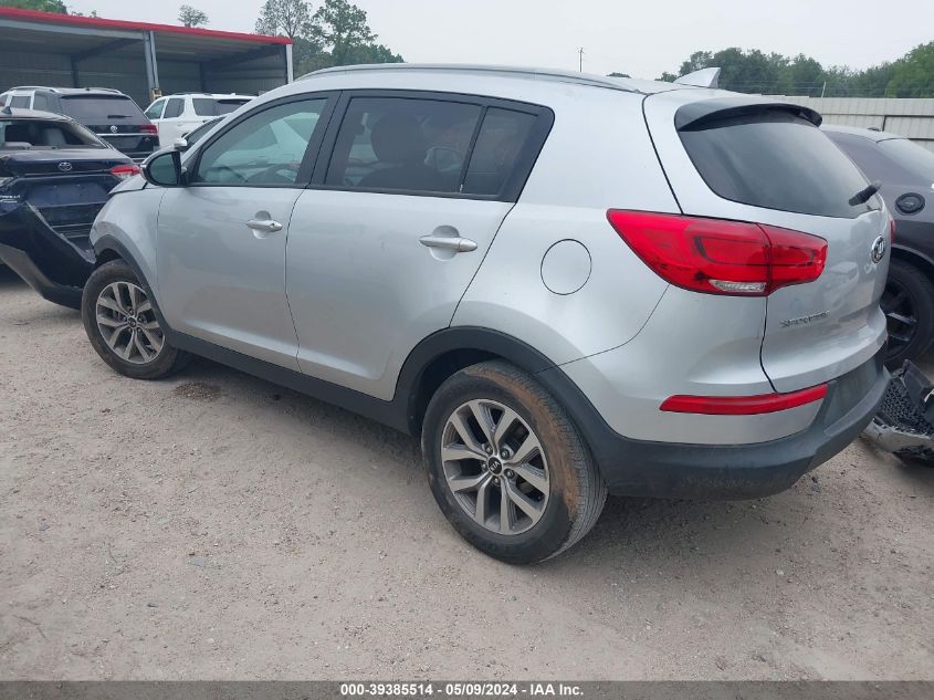 2015 Kia Sportage Lx VIN: KNDPB3AC1F7753345 Lot: 39385514