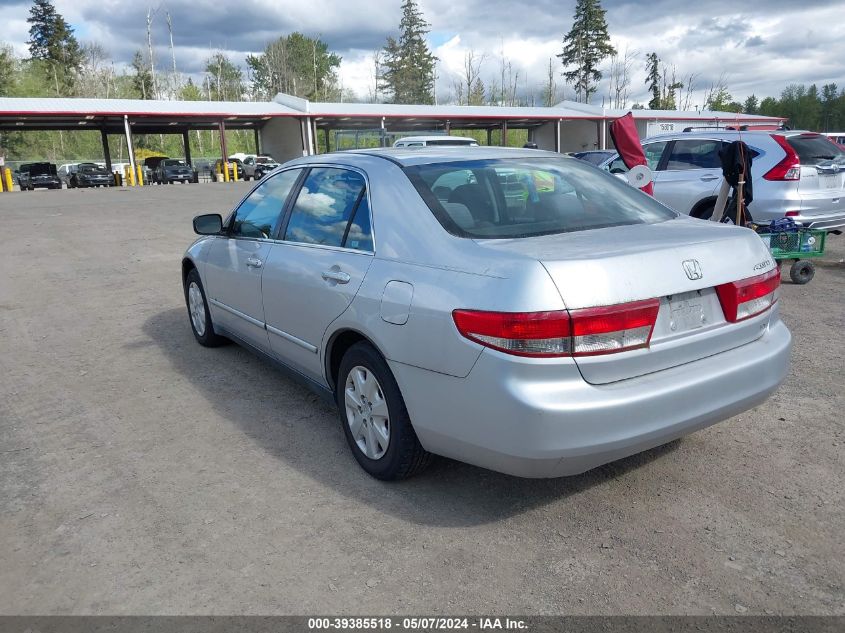 2003 Honda Accord 2.4 Lx VIN: 1HGCM56353A089113 Lot: 39385518