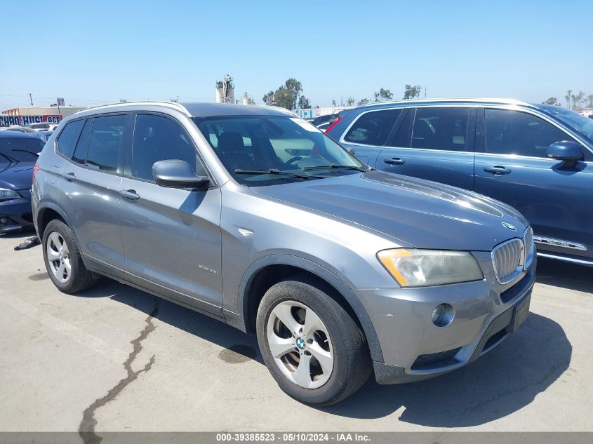 2011 BMW X3 xDrive28I VIN: 5UXWX5C55BL712336 Lot: 39385523