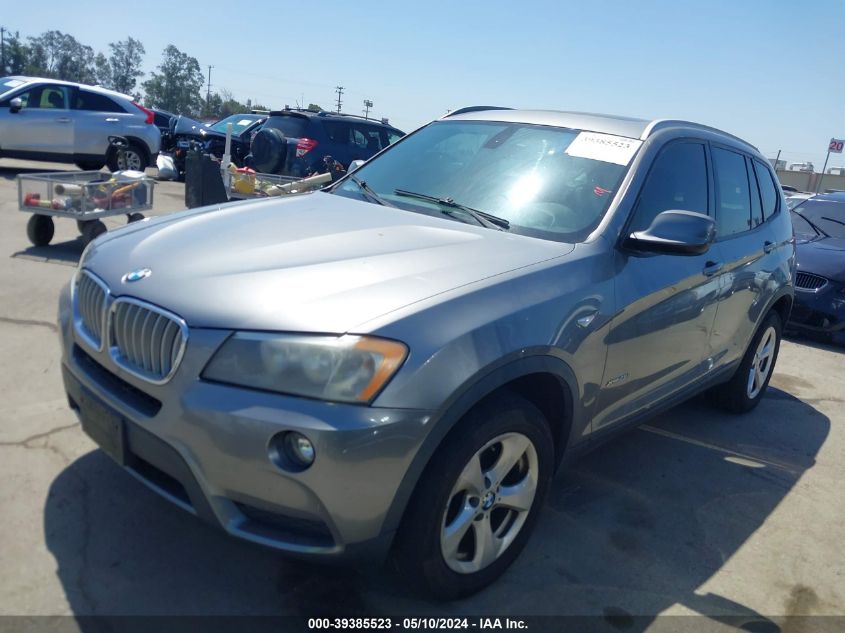 2011 BMW X3 xDrive28I VIN: 5UXWX5C55BL712336 Lot: 39385523