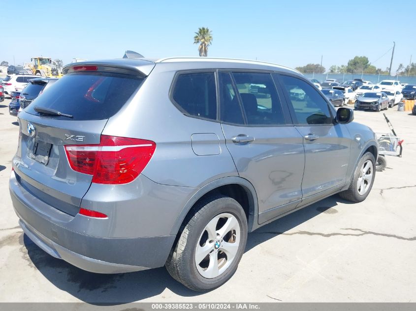 2011 BMW X3 xDrive28I VIN: 5UXWX5C55BL712336 Lot: 39385523