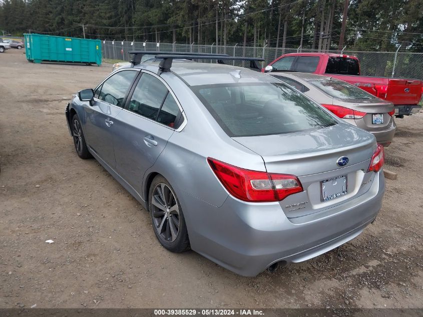 2017 Subaru Legacy 2.5I Limited VIN: 4S3BNAK61H3066990 Lot: 39385529