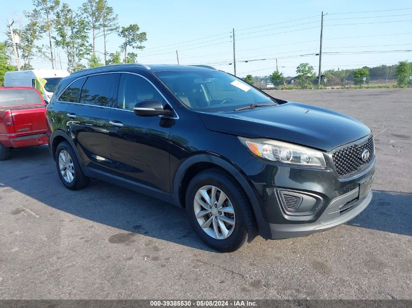 2016 Kia Sorento 2.4L Lx VIN: 5XYPG4A36GG010904 Lot: 39385530