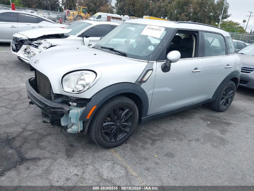 2012 Mini Cooper S Countryman VIN: WMWZC3C5XCWL85802 Lot: 39385535