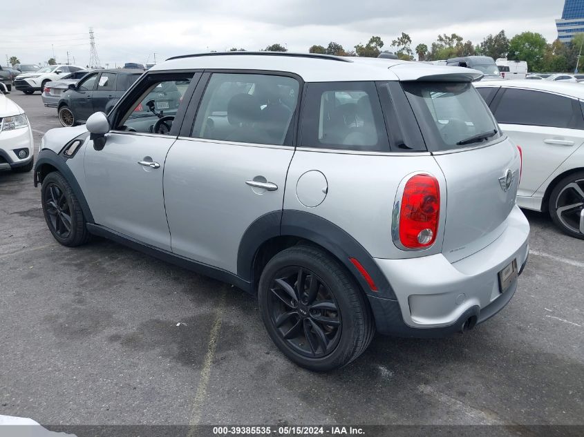 2012 Mini Cooper S Countryman VIN: WMWZC3C5XCWL85802 Lot: 39385535