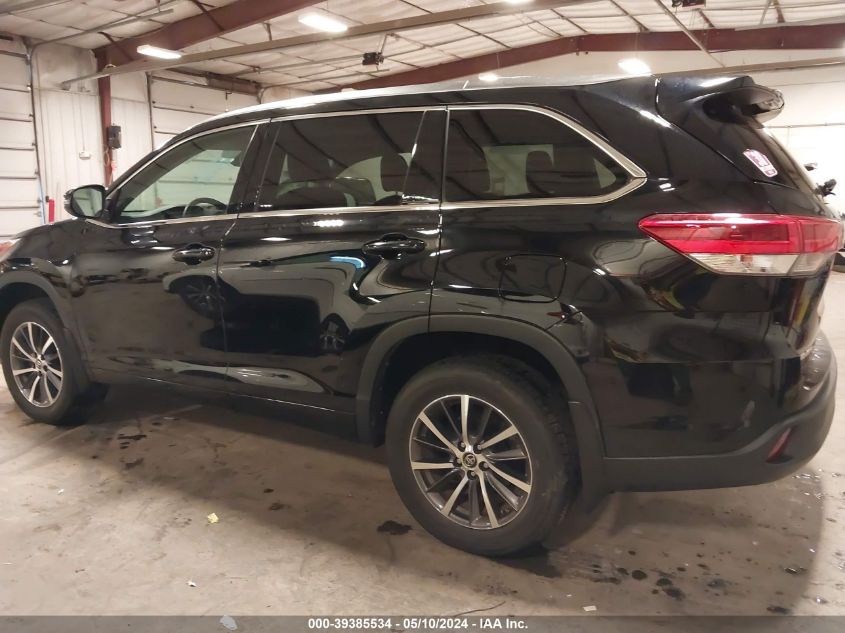 2018 Toyota Highlander Xle VIN: 5TDJZRFH9JS535676 Lot: 39385534