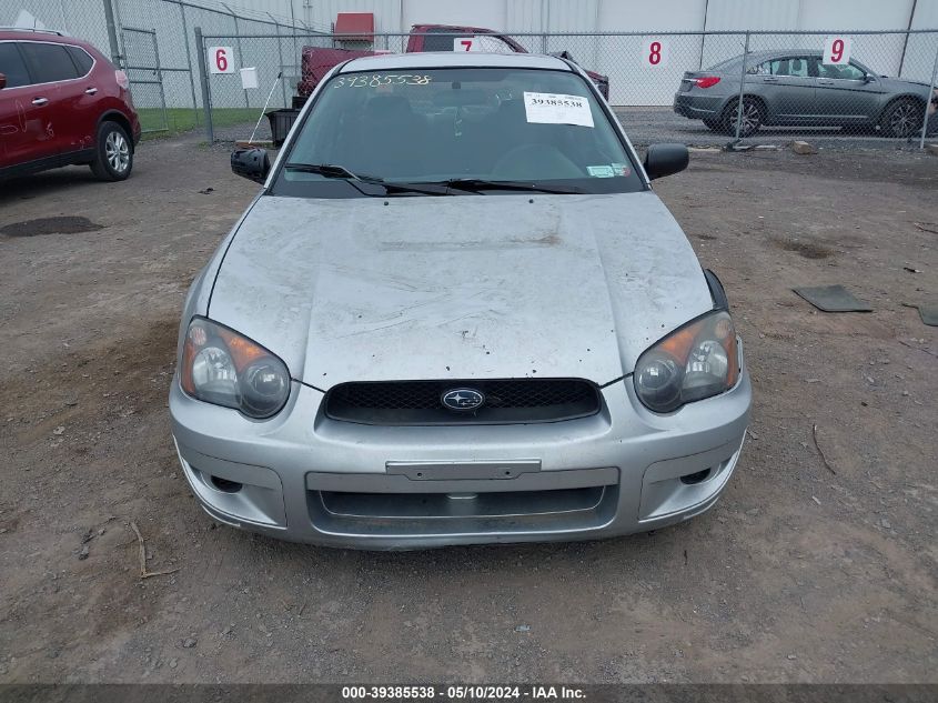 2005 Subaru Impreza 2.5Rs VIN: JF1GD67595G521343 Lot: 39385538