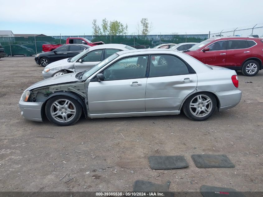 2005 Subaru Impreza 2.5Rs VIN: JF1GD67595G521343 Lot: 39385538