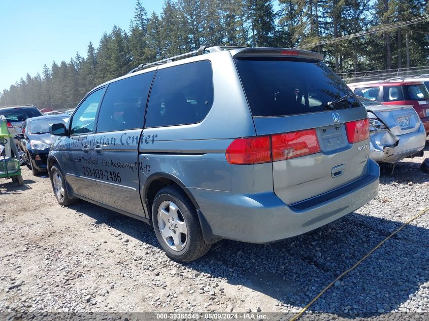 2001 Honda Odyssey Ex VIN: 2HKRL18631H008885 Lot: 39385548