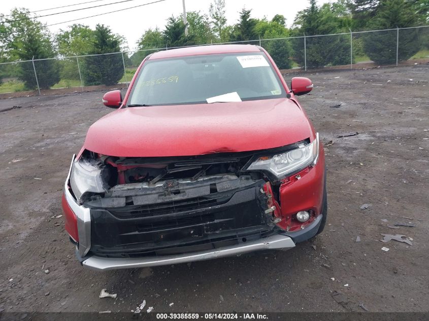 2016 Mitsubishi Outlander Se/Sel VIN: JA4AZ3A36GZ036554 Lot: 39385559