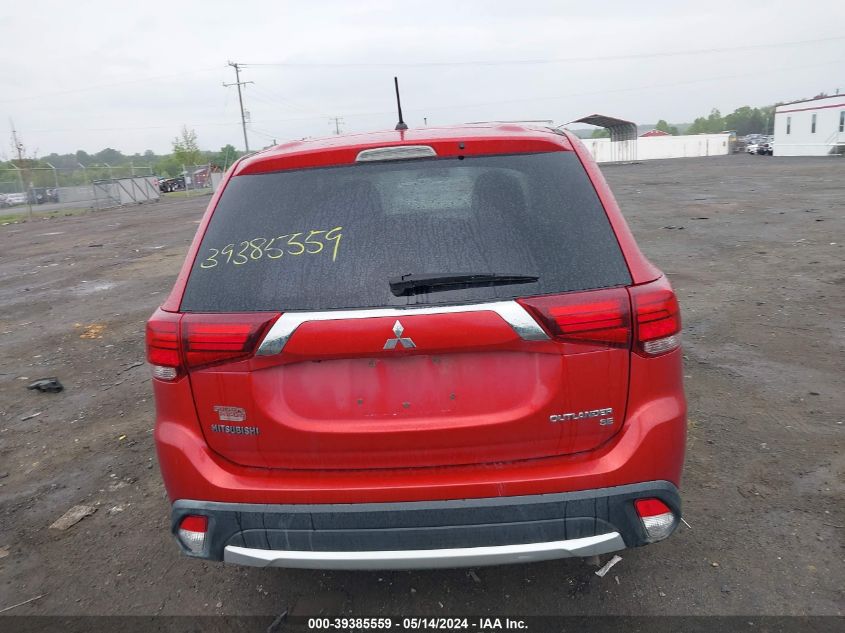 2016 Mitsubishi Outlander Se/Sel VIN: JA4AZ3A36GZ036554 Lot: 39385559