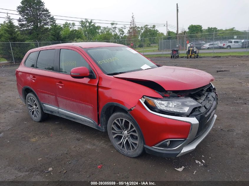 2016 Mitsubishi Outlander Se/Sel VIN: JA4AZ3A36GZ036554 Lot: 39385559