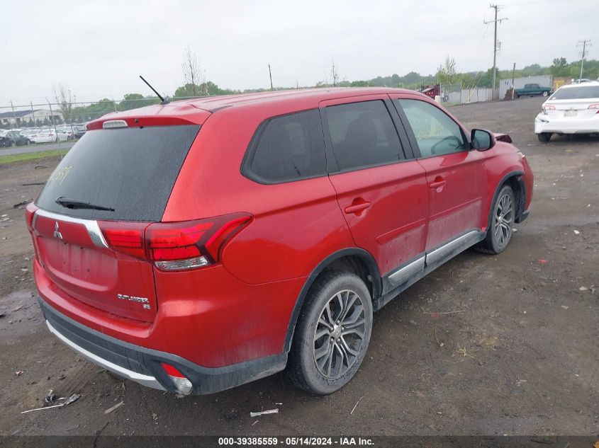 2016 Mitsubishi Outlander Se/Sel VIN: JA4AZ3A36GZ036554 Lot: 39385559