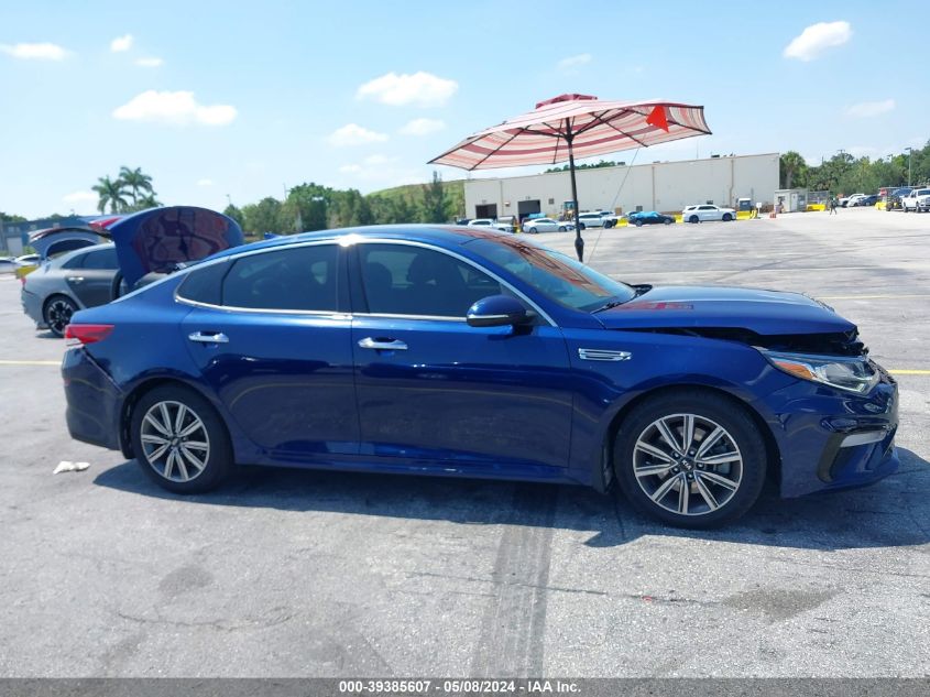 2019 Kia Optima Ex VIN: 5XXGU4L13KG334118 Lot: 39385607