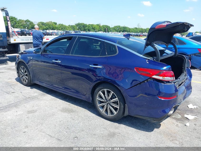 2019 Kia Optima Ex VIN: 5XXGU4L13KG334118 Lot: 39385607