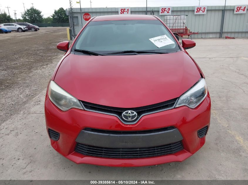 2015 Toyota Corolla Le VIN: 5YFBURHEXFP271678 Lot: 39385614