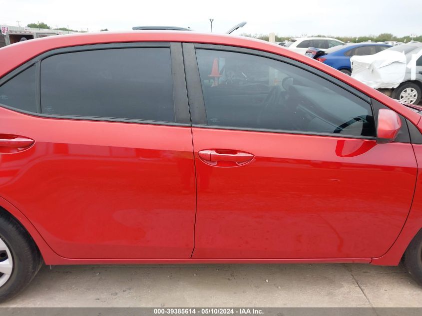 2015 Toyota Corolla Le VIN: 5YFBURHEXFP271678 Lot: 39385614