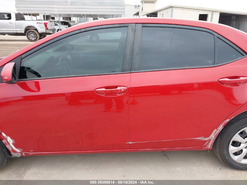 2015 Toyota Corolla Le VIN: 5YFBURHEXFP271678 Lot: 39385614