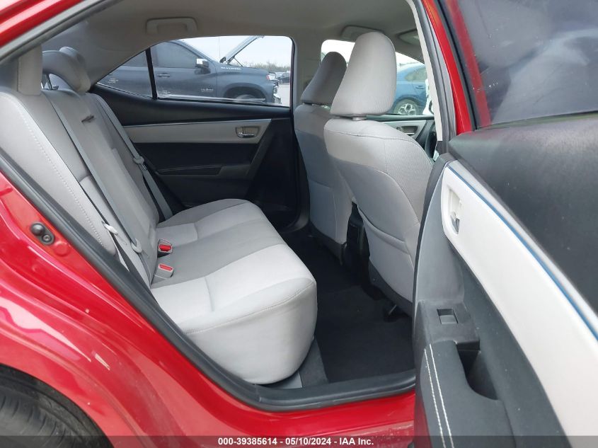 2015 Toyota Corolla Le VIN: 5YFBURHEXFP271678 Lot: 39385614