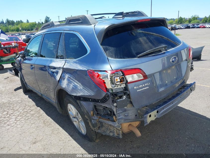 2017 Subaru Outback 2.5I Premium VIN: 4S4BSAFC1H3361883 Lot: 39385625