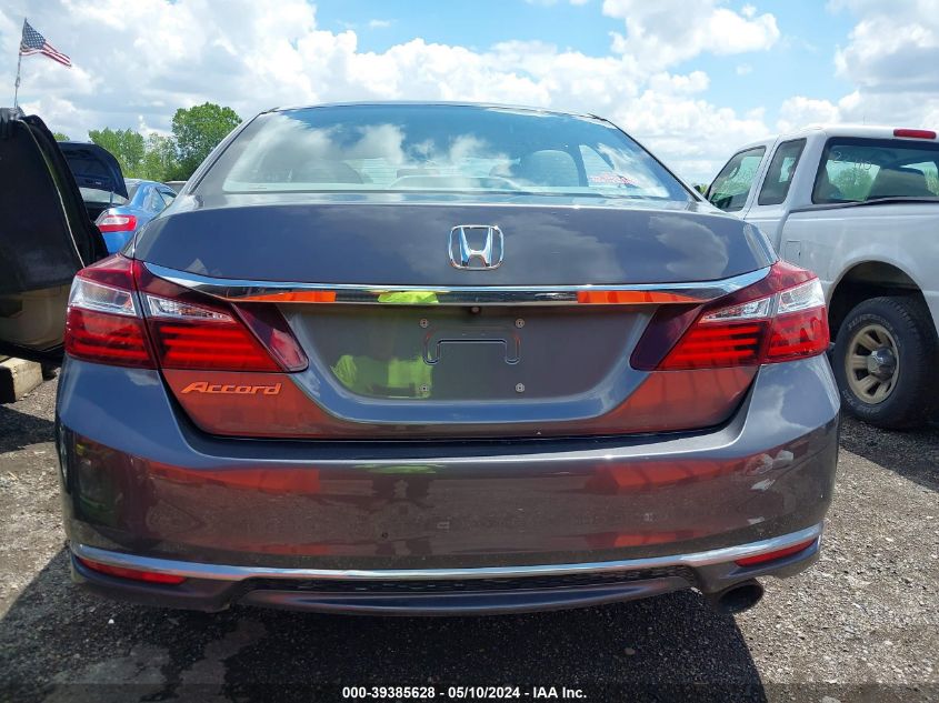 2017 Honda Accord Lx VIN: 1HGCR2F31HA091237 Lot: 39385628