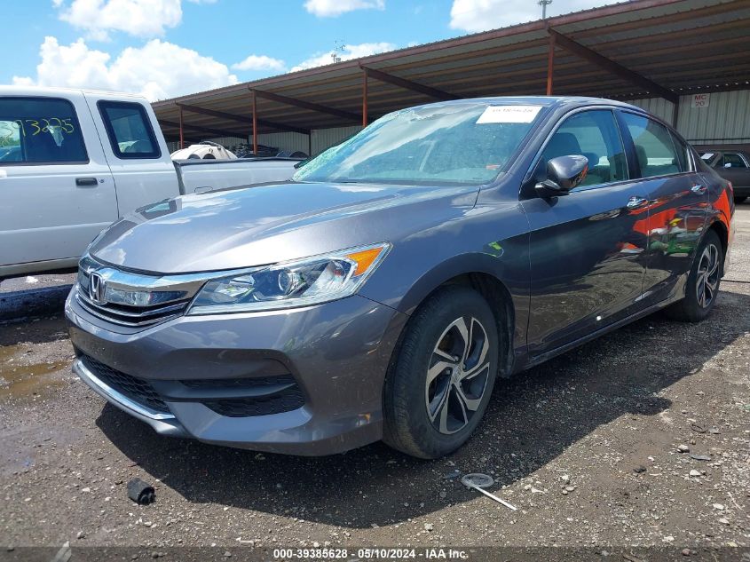 2017 Honda Accord Lx VIN: 1HGCR2F31HA091237 Lot: 39385628