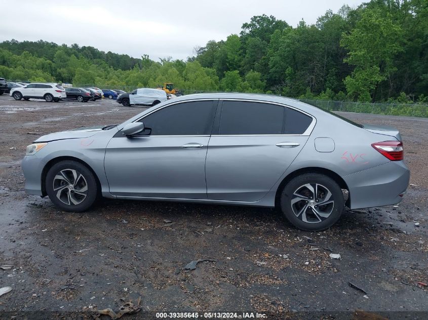 2017 Honda Accord Lx VIN: 1HGCR2F38HA050071 Lot: 39385645