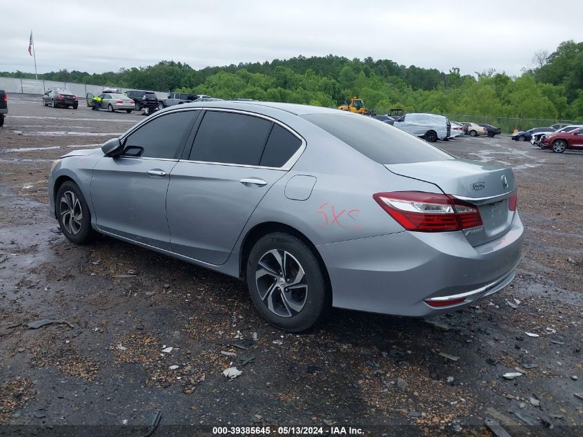 2017 Honda Accord Lx VIN: 1HGCR2F38HA050071 Lot: 39385645