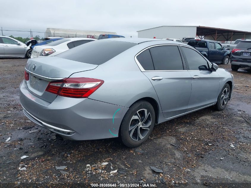 2017 Honda Accord Lx VIN: 1HGCR2F38HA050071 Lot: 39385645