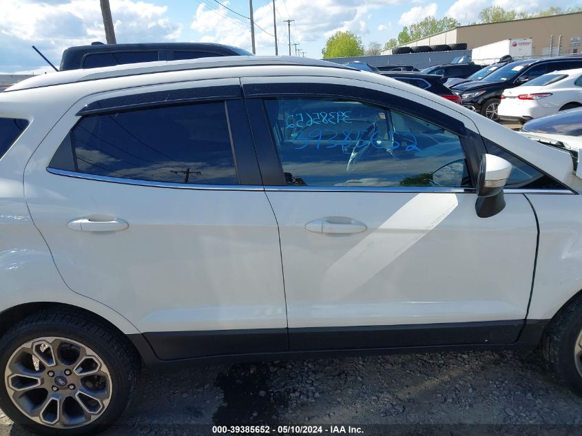2018 Ford Ecosport Titanium VIN: MAJ3P1VE0JC206928 Lot: 39385652