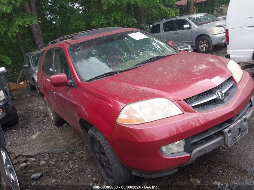 2003 Acura Mdx VIN: 2HNYD18833H550228 Lot: 39385660