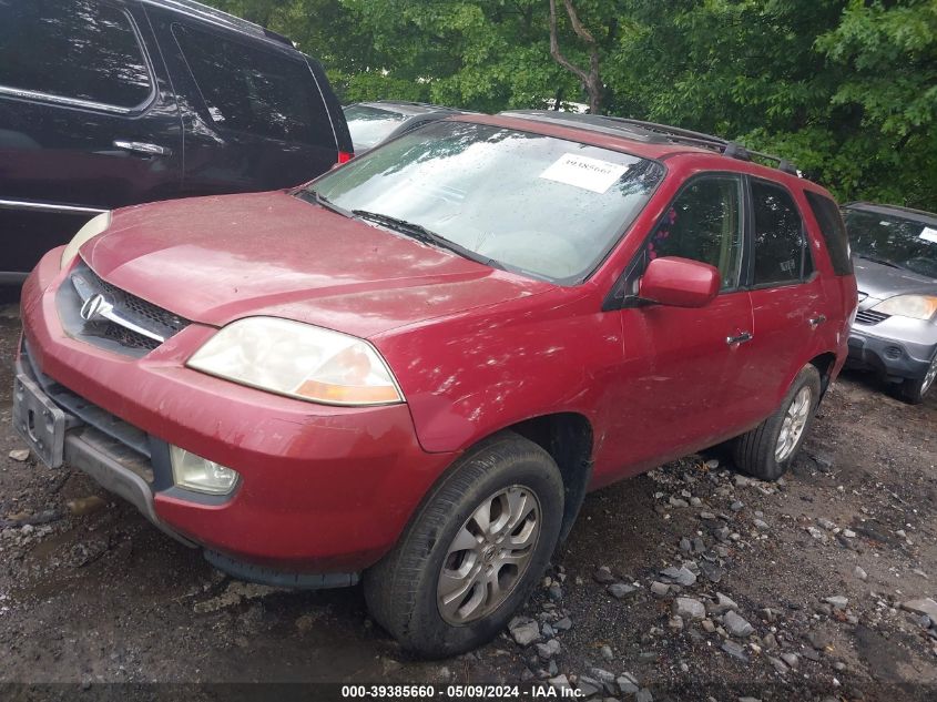 2003 Acura Mdx VIN: 2HNYD18833H550228 Lot: 39385660