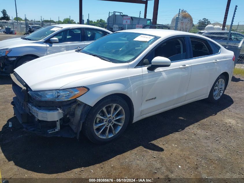 2017 Ford Fusion Hybrid Se VIN: 3FA6P0LU4HR306401 Lot: 39385676