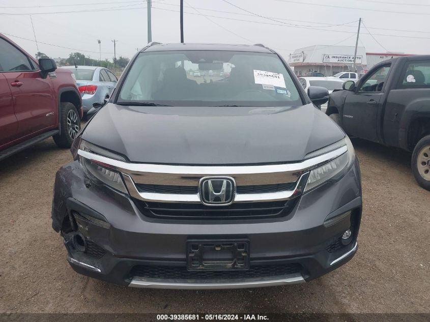 2021 Honda Pilot 2Wd Touring 8 Passenger VIN: 5FNYF5H93MB016797 Lot: 39385681