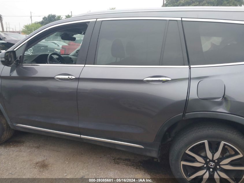 2021 Honda Pilot 2Wd Touring 8 Passenger VIN: 5FNYF5H93MB016797 Lot: 39385681