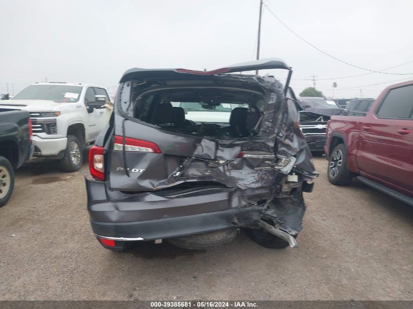 2021 Honda Pilot 2Wd Touring 8 Passenger VIN: 5FNYF5H93MB016797 Lot: 39385681