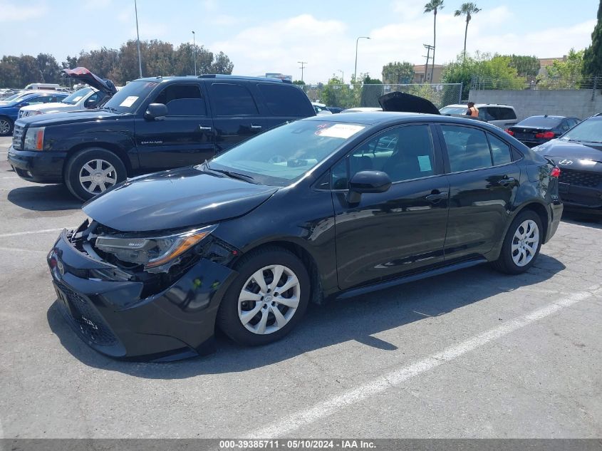 2020 Toyota Corolla Le VIN: 5YFEPRAE3LP033651 Lot: 39385711