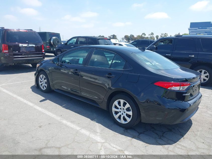 2020 Toyota Corolla Le VIN: 5YFEPRAE3LP033651 Lot: 39385711