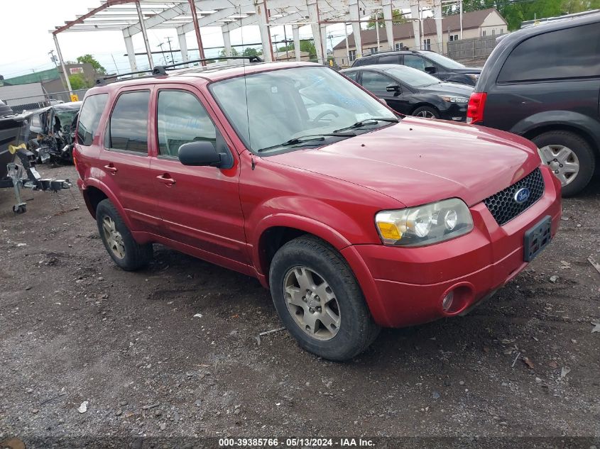 2005 Ford Escape Limited VIN: 1FMYU94175KD62154 Lot: 39385766