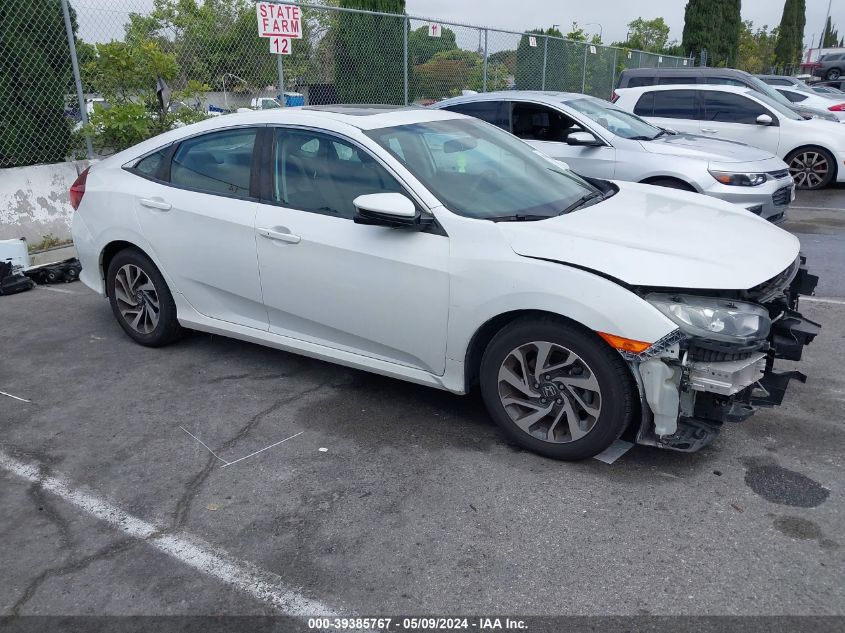 2018 Honda Civic Ex VIN: 2HGFC2F77JH530935 Lot: 39385767